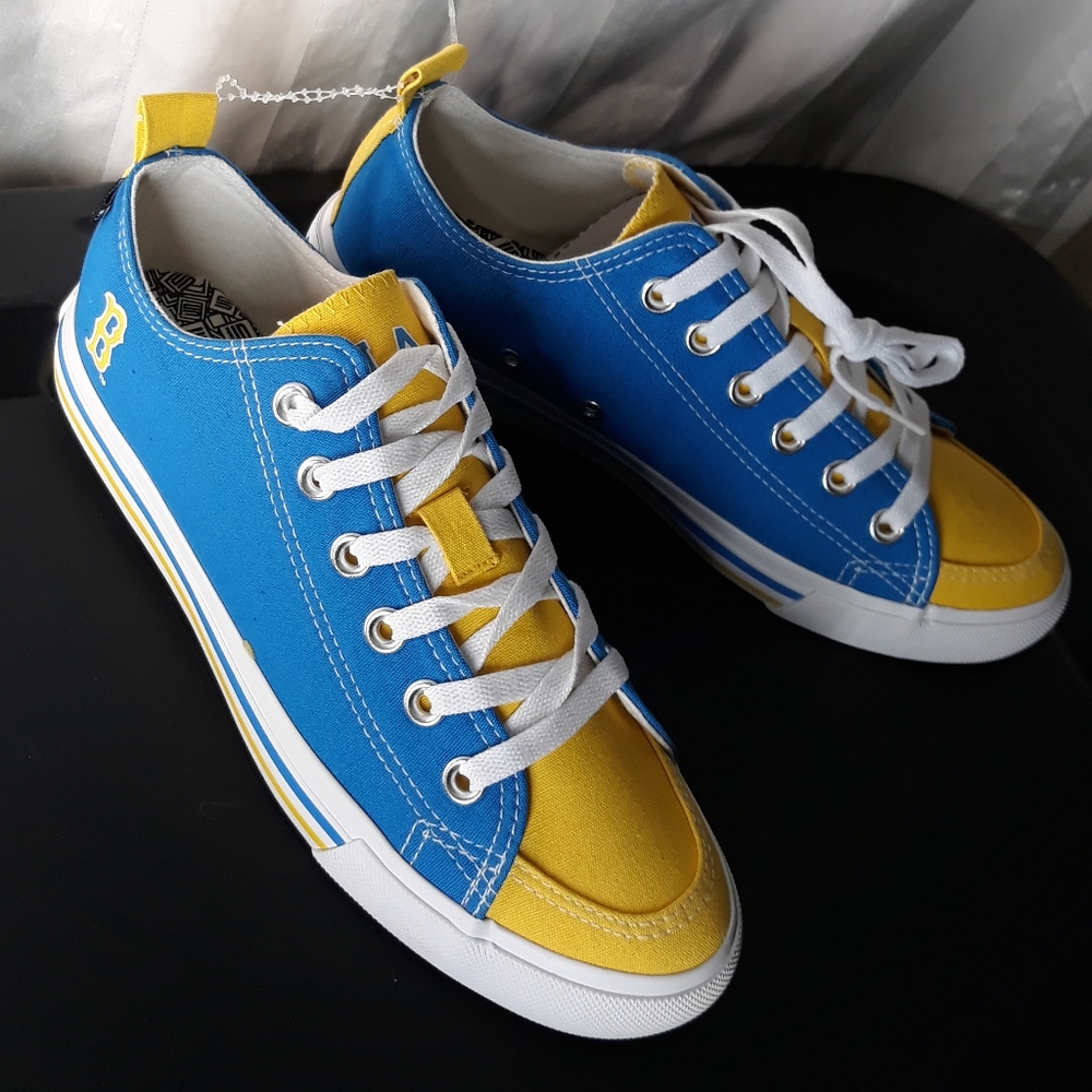 💙💛 Blue & Yellow low top Sneakers